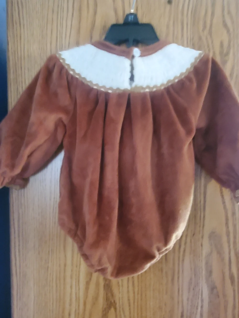Brown Turkey-Themed Baby One-Piece Romper